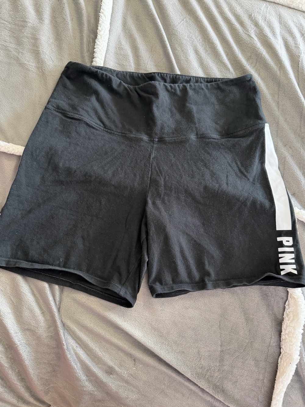 PINK cotton biker shorts